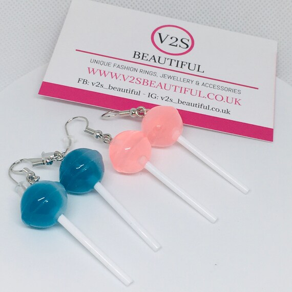 Two Pairs of Lollipop Earrings Cute Earrings Y2k Fashion