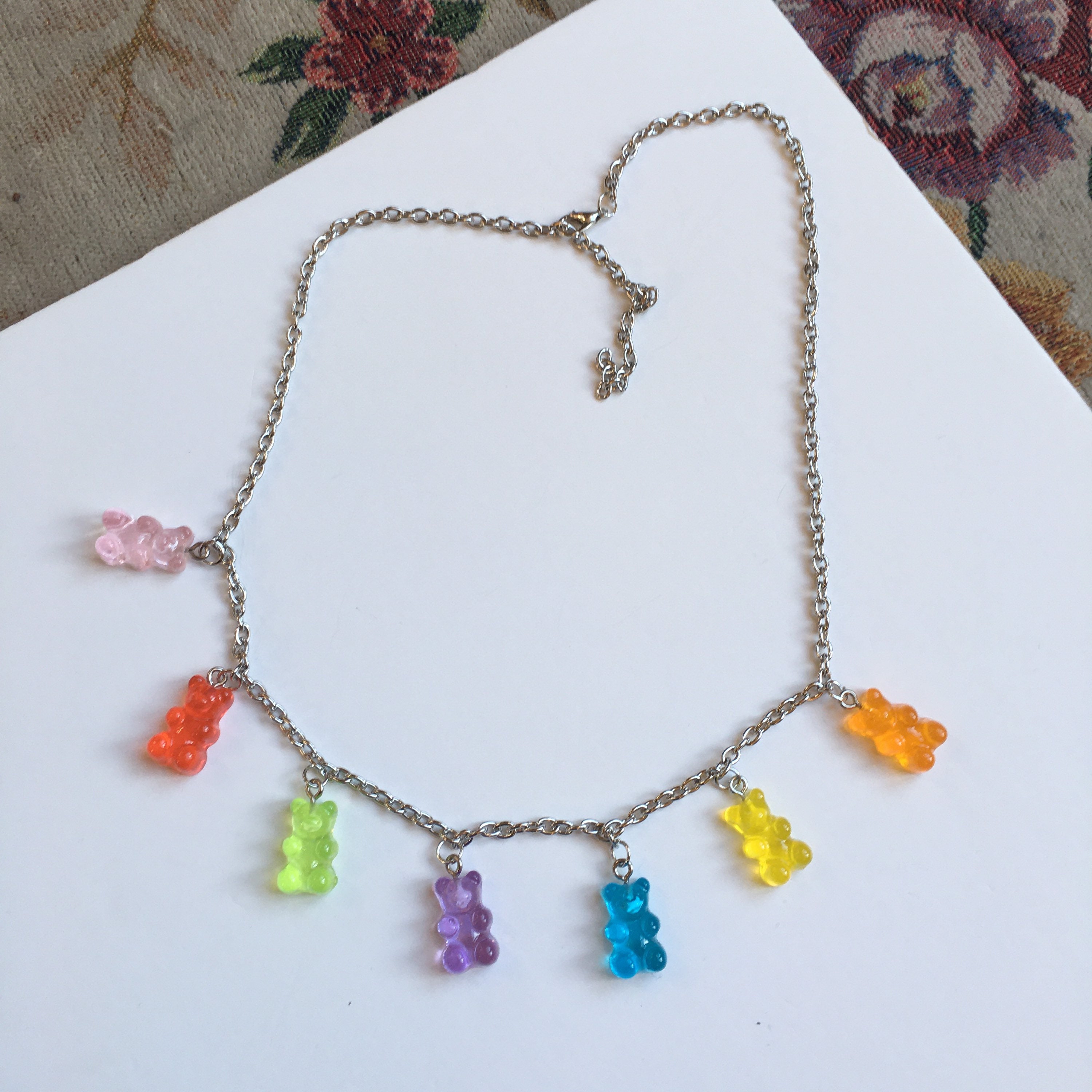 Gummy Bears Necklaces Bear Necklaces Unique Necklaces Candy Etsy UK