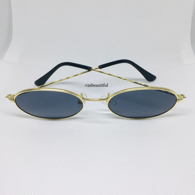 Kleine ovale Sonnenbrille 90er Jahre ovale Sonnenbrille | Etsy
