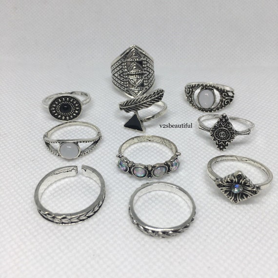 Hippie ring set sale