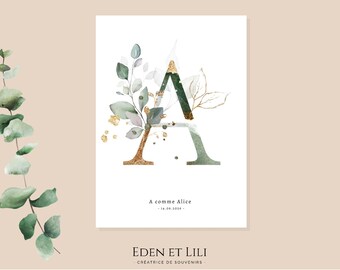 Affiche Prenom Etsy France