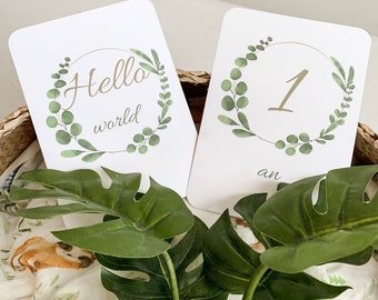 Carte Etape Bebe Etsy