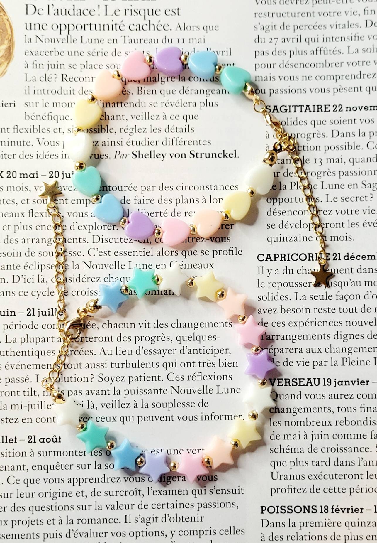 Star Pearl Bracelet Etsy