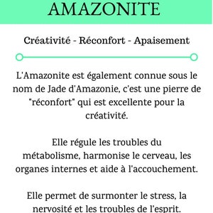 Collier de perles semi précieuses Amazonite, Turquoise Africaine et Jade de Malaisie, femme, cadeau image 7