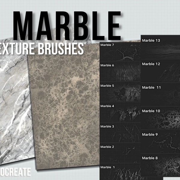 Procreate Marble Texture, marble brushset for Procreate, marble stone, Procreate Brushes for Interior sketch, Architecture, Landscape