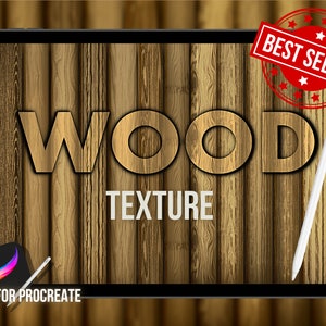 12 Procreate Wood Texture, Wood brushset for Procreate, Wooden Floor, Procreate Brushes for Interior sketch, Architecture, Landscape, Design