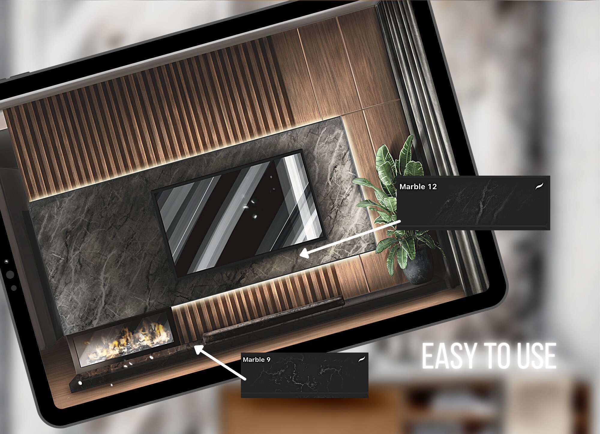 Procreate Marble Texture Marble Brushset for Procreate Etsy