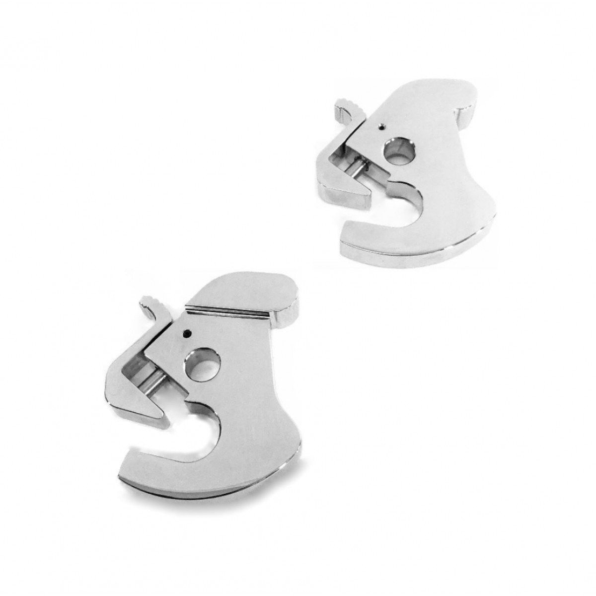 Chrome Rotary Latch Clip Kit For Harley Davidson Motorcycles Detachables Sportster Dyna Softail Touring Ref 12600036 For Detachable Sissy Bar Backrest Luggage Rack Rear Carrier Street Glide Road King