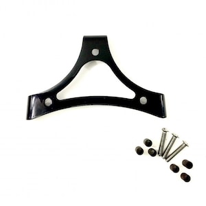 Black Mounting Triangle Bracket for Harley Davidson Passenger Backrest 1987-2020 Touring models like Street Glide Road King Electra Glide