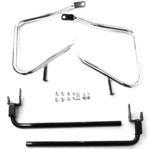 Chrome Rotary Latch Clip Kit For Harley Davidson Motorcycles Detachables Sportster Dyna Softail Touring Ref 12600036 For Detachable Sissy Bar Backrest Luggage Rack Rear Carrier Street Glide Road King