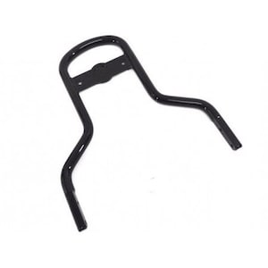 May include: Black motorcycle sissy bar with a curved design.