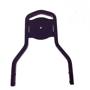 Low Short Medallion Style Black Sissy Bar upright for Harley Davidson Sportster Iron Dyna Street Bob Softail Fat Boy Equivalent to 51851-09