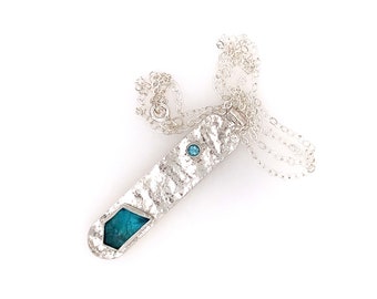 Sterling Silver Pendant Rosecut Apatite