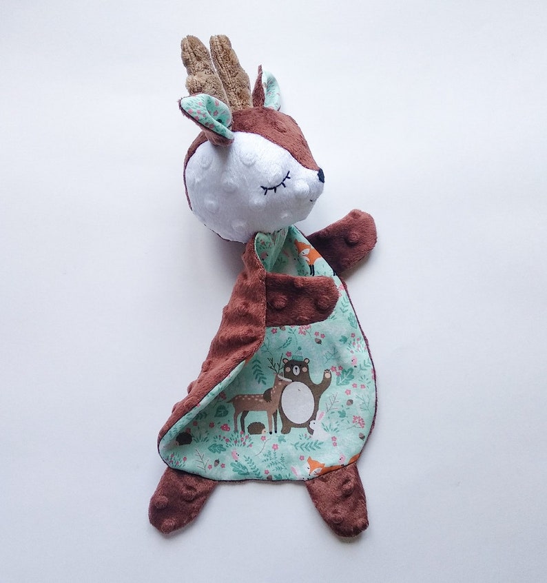 Deer Lovey Sewing Pattern Baby Lovey Security Blanket Doudou Etsy