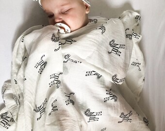 zebra swaddle