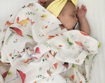 personalised muslin wraps