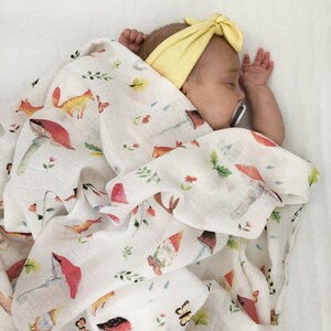 personalised muslin wraps