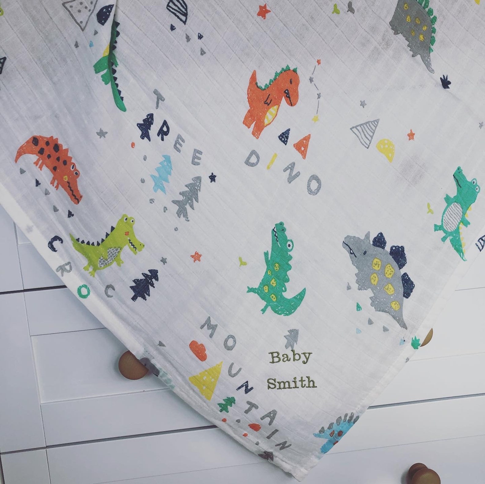 Baby swaddle muslin / Large personalised muslin / swaddle wrap Etsy