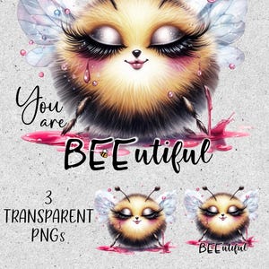 Bee-utiful Bee PNG Design: Sublimation/Print (Digital Download)