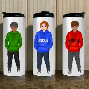2024 School Leaver Boy PNG Clipart: Hoodie Designs (Digital Download)