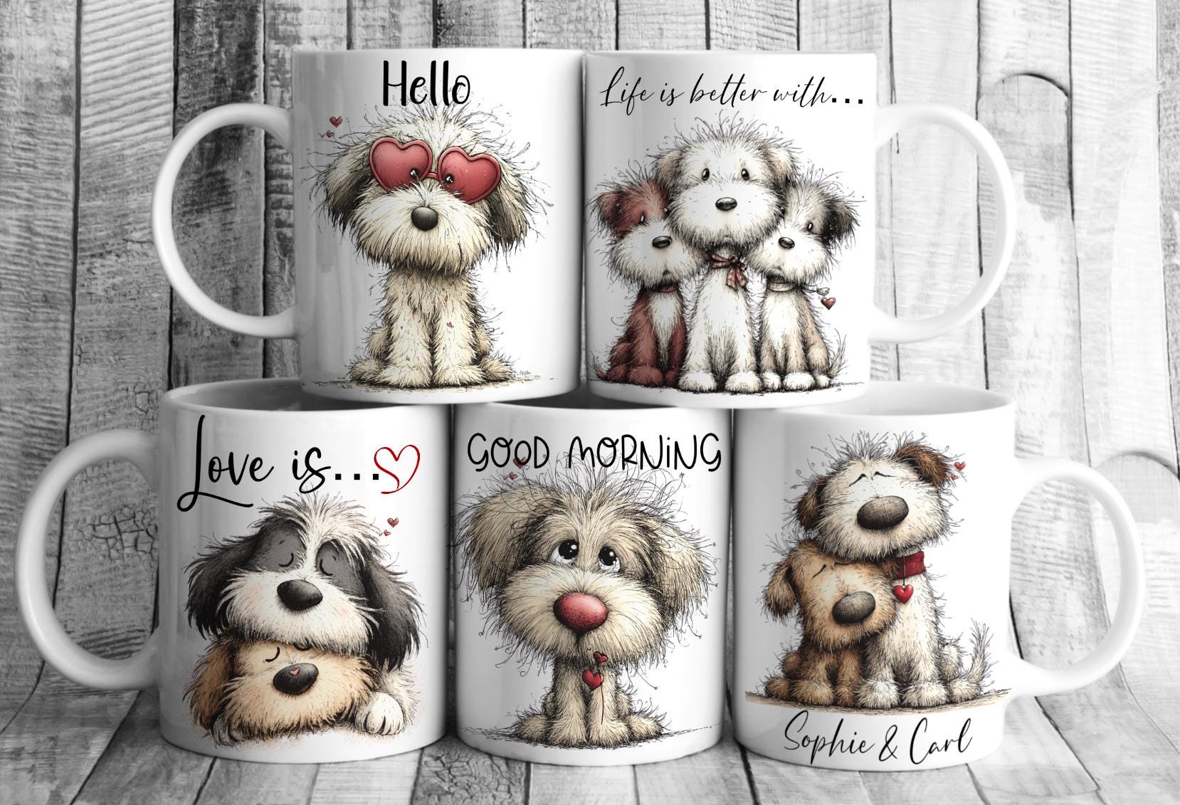 Whimsical Dogs Clipart Bundle – 20 Pngs | Instant Download - Etsy