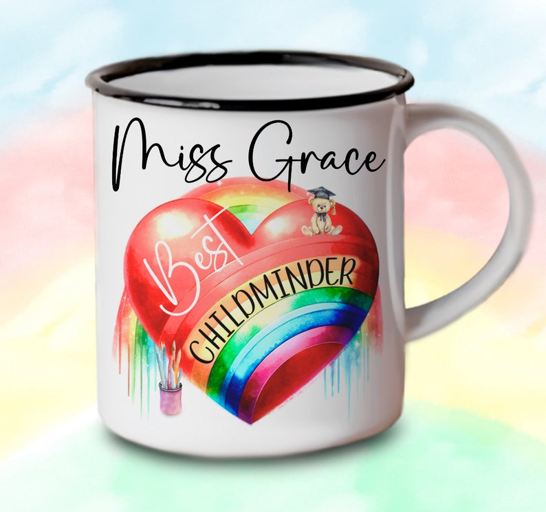 Childminding Design Rainbow Heart Teacher PNG: Childminder Designs (10 Pngs) - Etsy