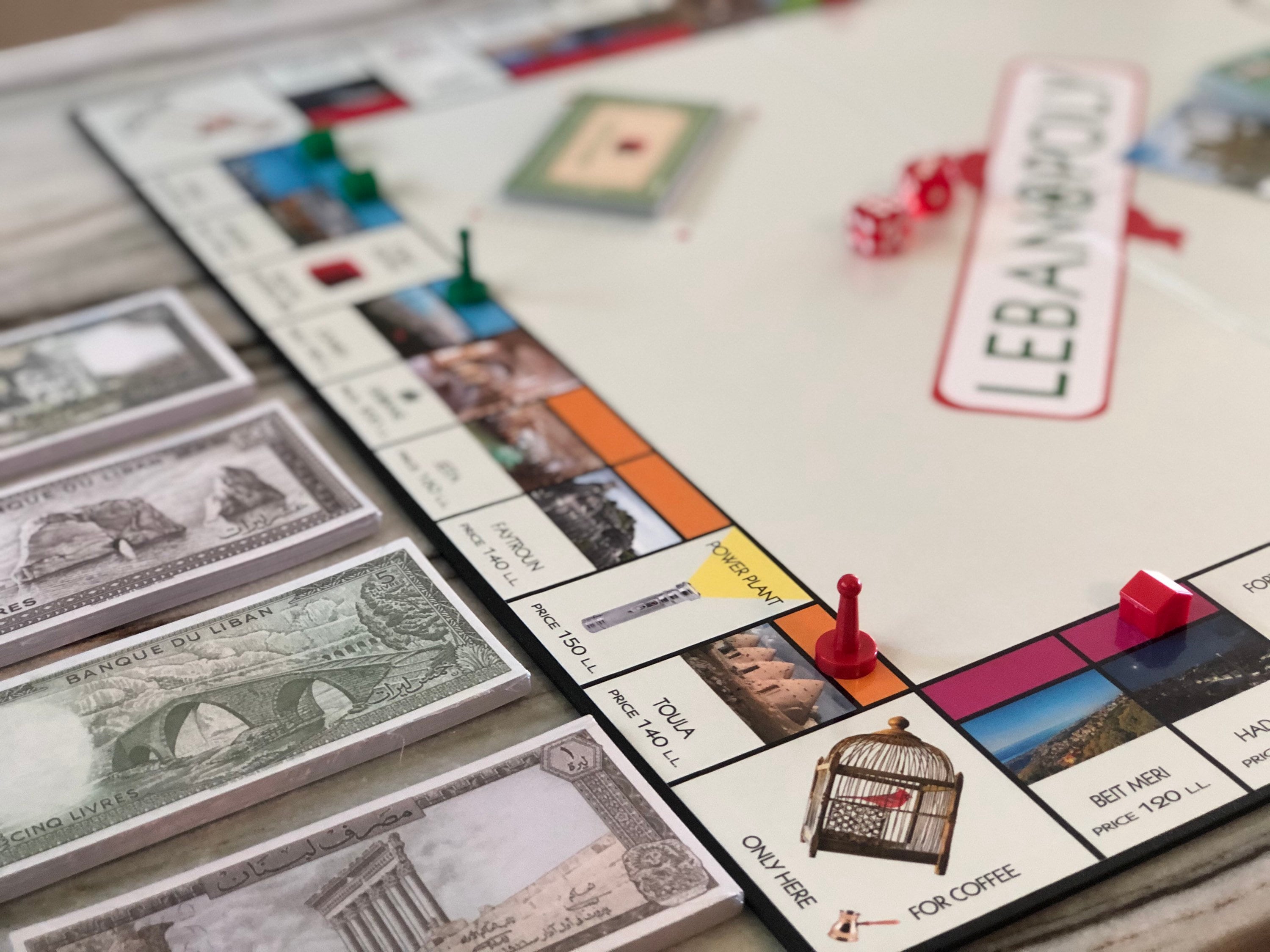 Toys & Games Games & Puzzles Board Games LEBANOPOLY A Lebanonthemed