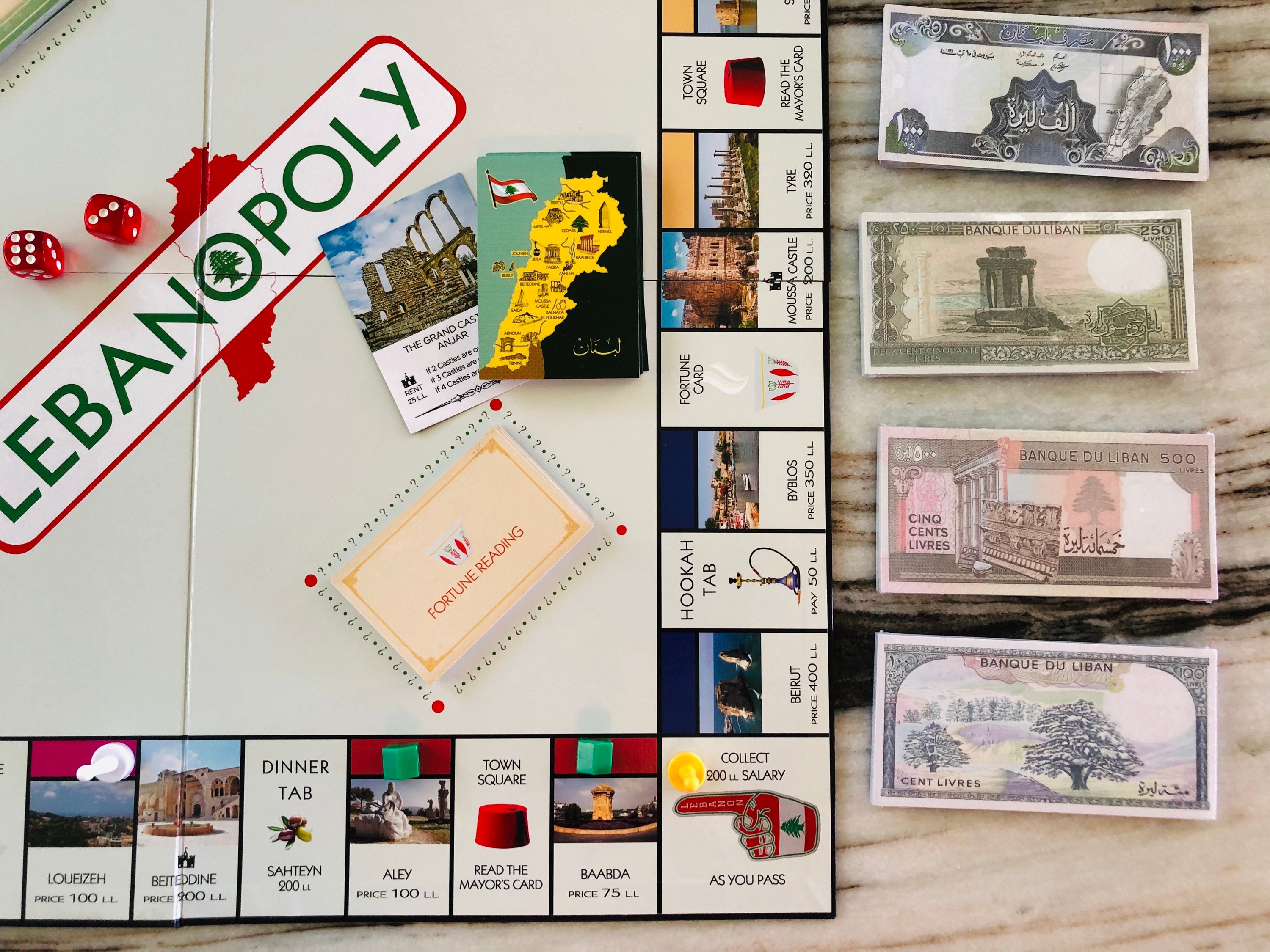 Toys & Games Games & Puzzles Board Games LEBANOPOLY A Lebanonthemed