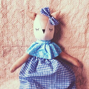 Heidi & Helena stuffed cotton cute deer doll blue or pink 60 cm/ stuffed animal/ baby gift image 4