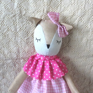 Heidi & Helena stuffed cotton cute deer doll blue or pink 60 cm/ stuffed animal/ baby gift image 5
