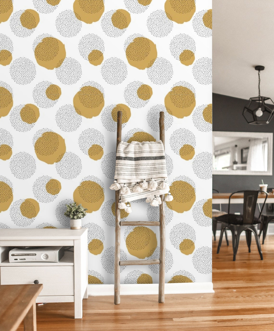 Wallpaper Minimalist Modern Peel and stick Removable Wall | Etsy