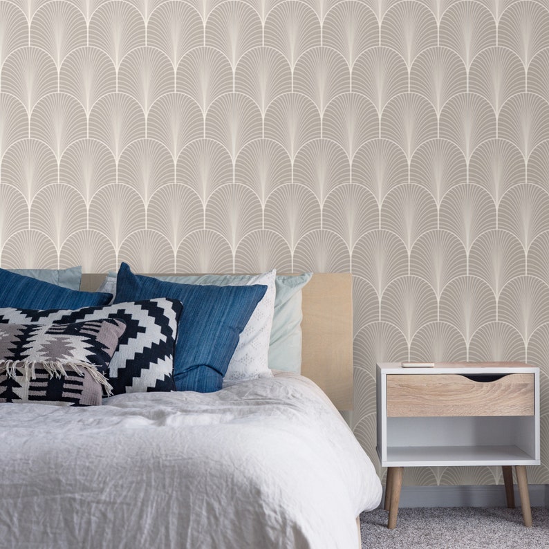 Art Deco Wallpaper Peel and stick Removable Wallpaper Mural | Etsy