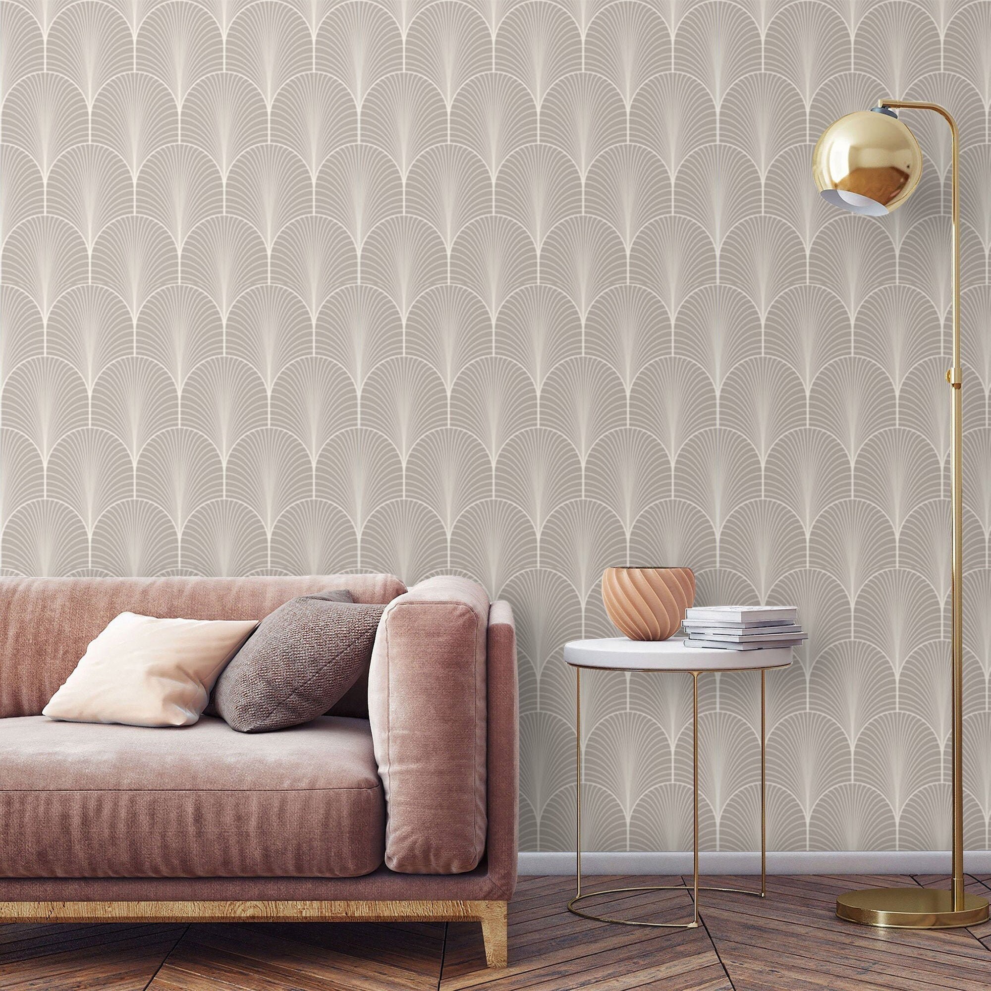 Art Deco Wallpaper Peel and stick Removable Wallpaper Mural | Etsy
