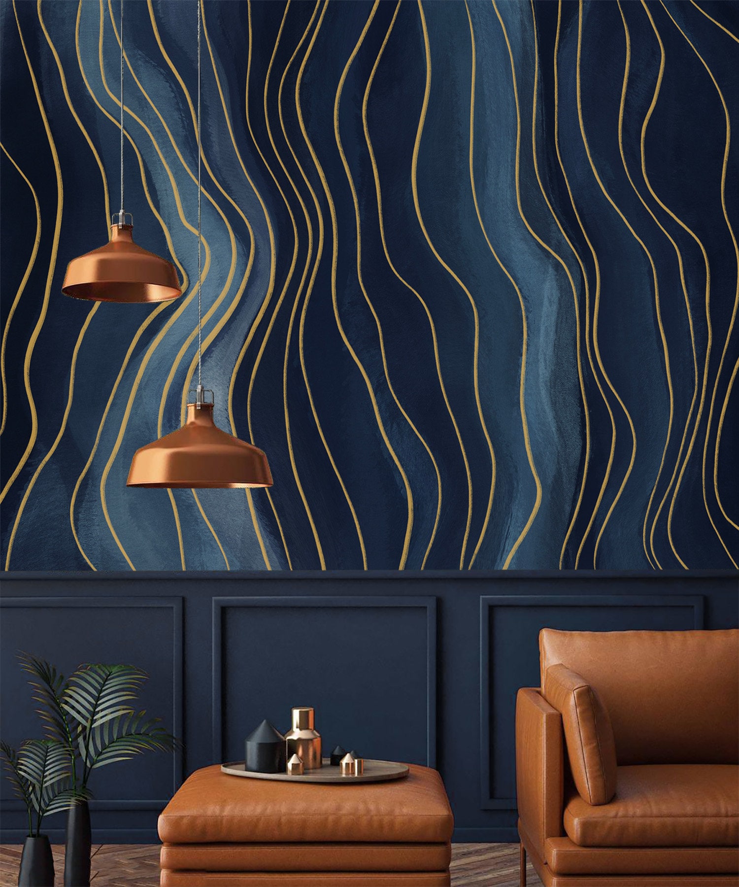 Dark Blue Concrete Wallpaper Concrete Texture Removable - Etsy UK