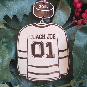 Enfeite de hóquei personalizado