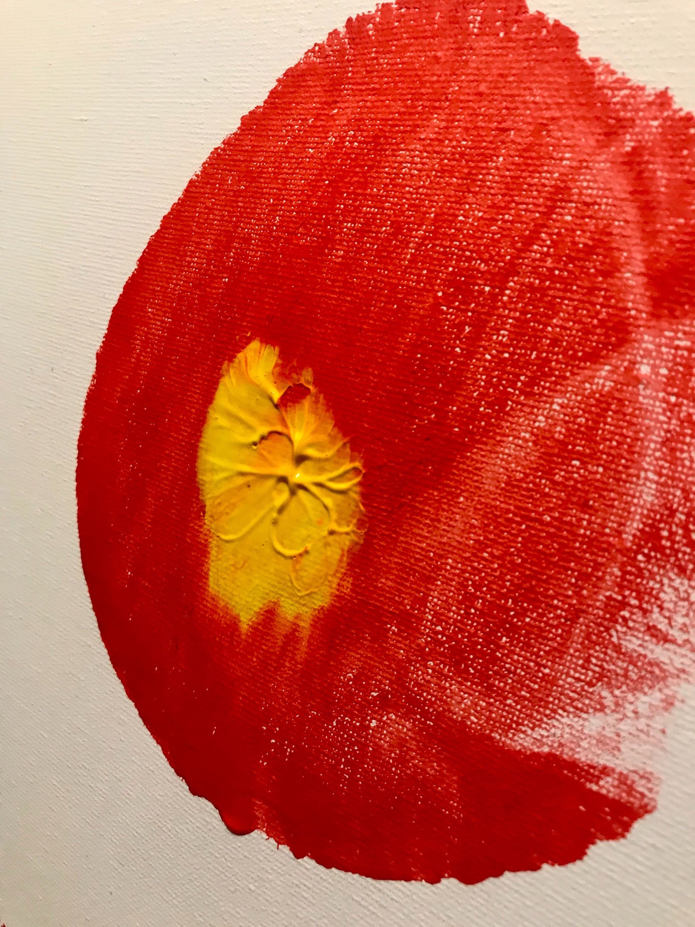 Tableau Chaleur d'hiver - Peinture Au Sein Sensualité Artistique By Dseins