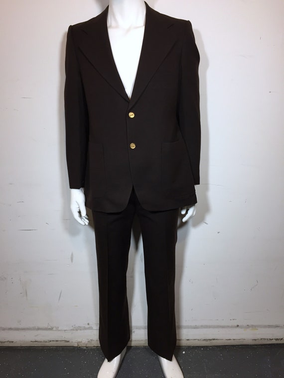 1970s Gorgeous Vintage Yves Saint Laurent Brown S… - image 2