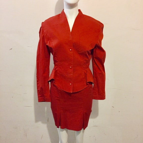 Mugler Late 80s/ Early 90s Power Suit
