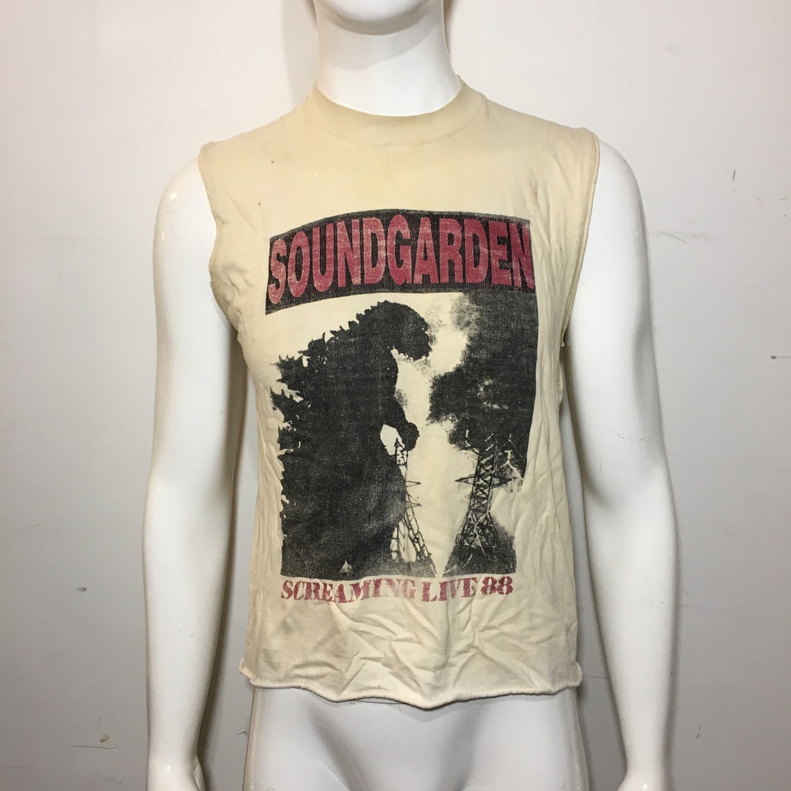 Soundgarden Screaming Live 88 Sleeveless Tour Shirt - Etsy