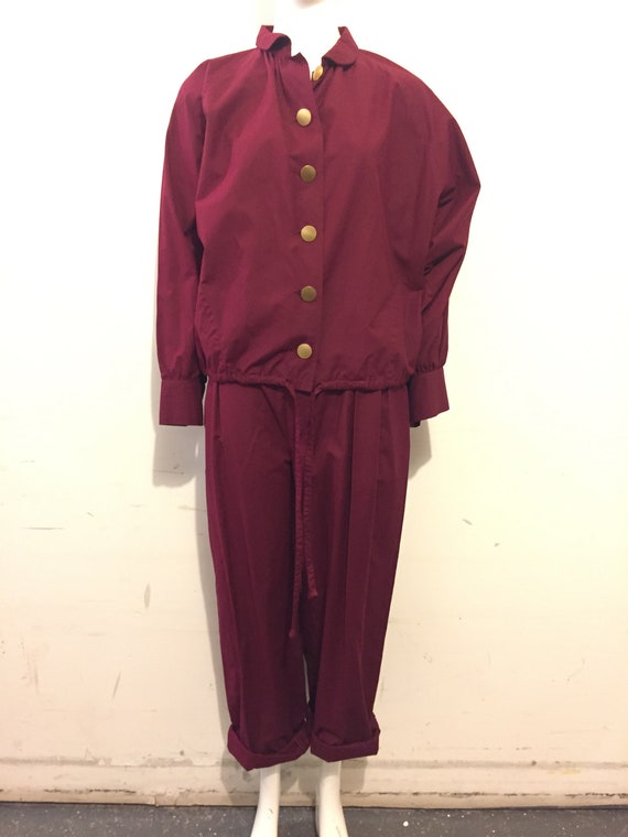 Yves Saint Laurent 70s Womens Cotton 2pc Casual Se