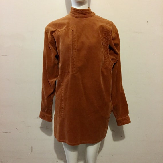 Kansai Yamamoto 70s Nehru Collared Corduroy Asian