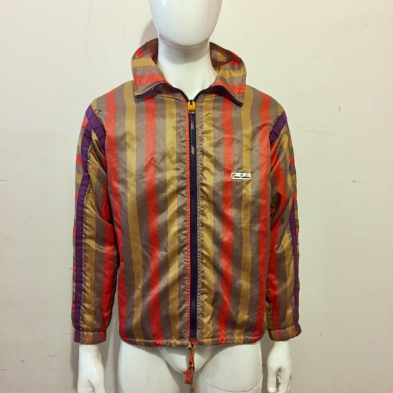 Pierre Cardin 1970s Striped Apres Ski Jacket