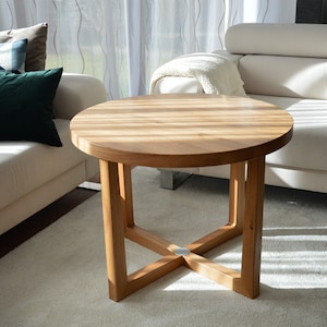 Oak Wood Coffee Table
