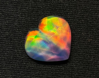 Aurora Opal Doublet Gemstone-Aurora Opal Crystal Doublet Rosecut Flat Back Cabochon-Size-17X18 MM-Aurora Opal Loose Gemstone-A-1021