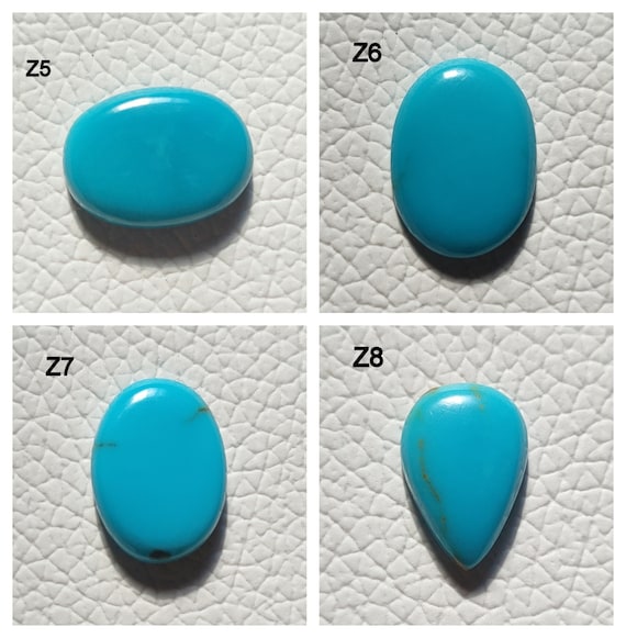 Natural Arizona Turquoise Cabochon, Smooth Polished Arizona Turquoise, Jewelry Making Gemstone