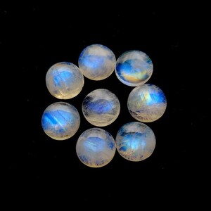 Natural Rainbow Moonstone Gemstone,Rainbow Moonstone Smooth Polished Round Shape, Size 14X14 mm-Jewelry Making Gemstone K-867