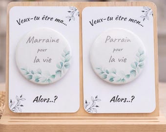 Godparent proposal magnet, pregnancy announcement, godparent proposal, godparent gift, original proposal