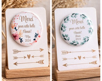 Personalized magnet, perfect as a gift for a teacher, teaching assistant, nanny, nursery, end-of-school-year gift, end-of-contract gift...