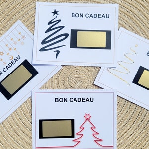 Bon cadeau à gratter "Édition Noël "