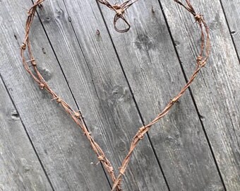 Classic Barb Wire Heart